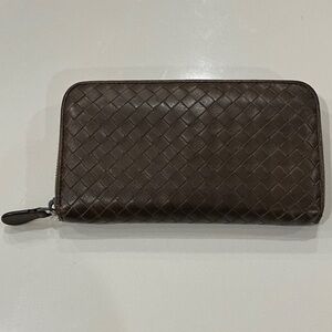 Bottega Venetta - Woven Long. Zipper Wallet